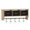 Flash Furniture 24" Rustic Brown Wall Mount Coat Rack with Baskets HFMHD-GDI-CRE8-902315-GG - alternate 4